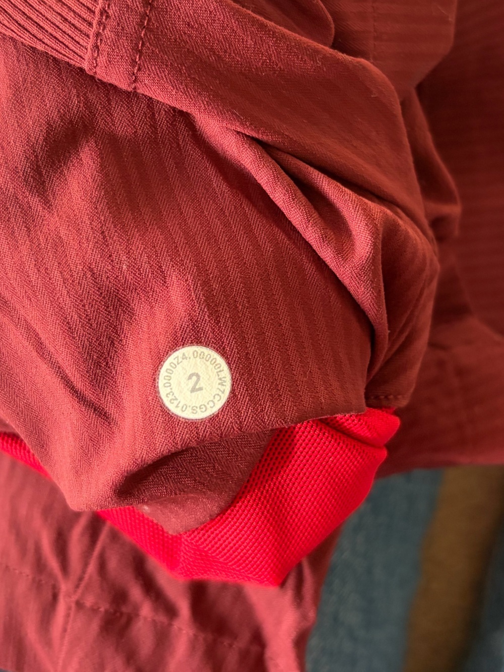 Lululemon Dance Studio High-Rise Short 3.5" Red Merlot 2 - Picture 10 of 10
